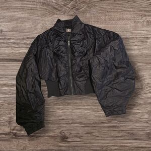FP Movement by Free People Black Bomber Jacket